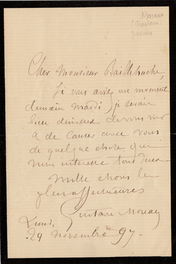lettre signée