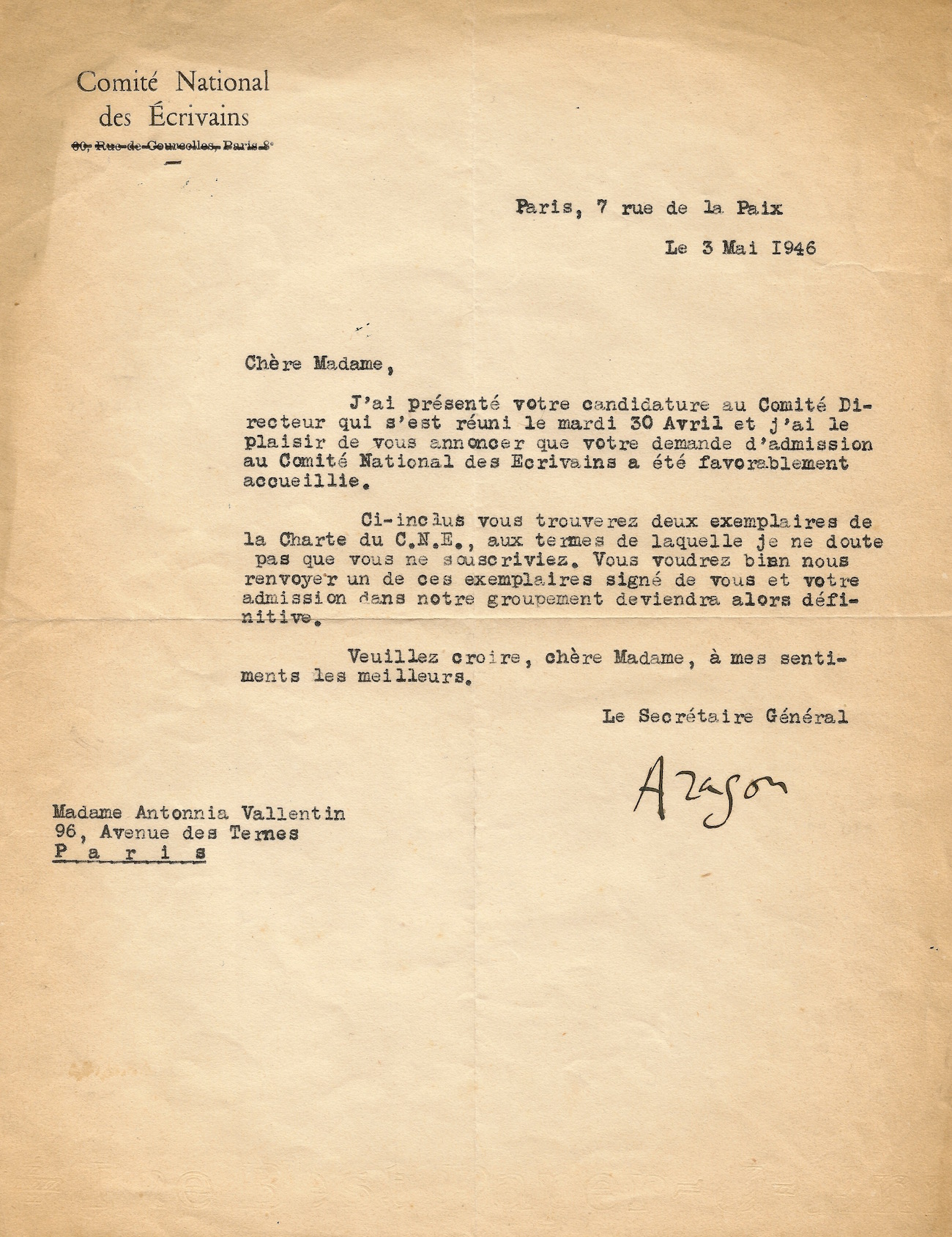 egerie d'un louis en 4 lettres