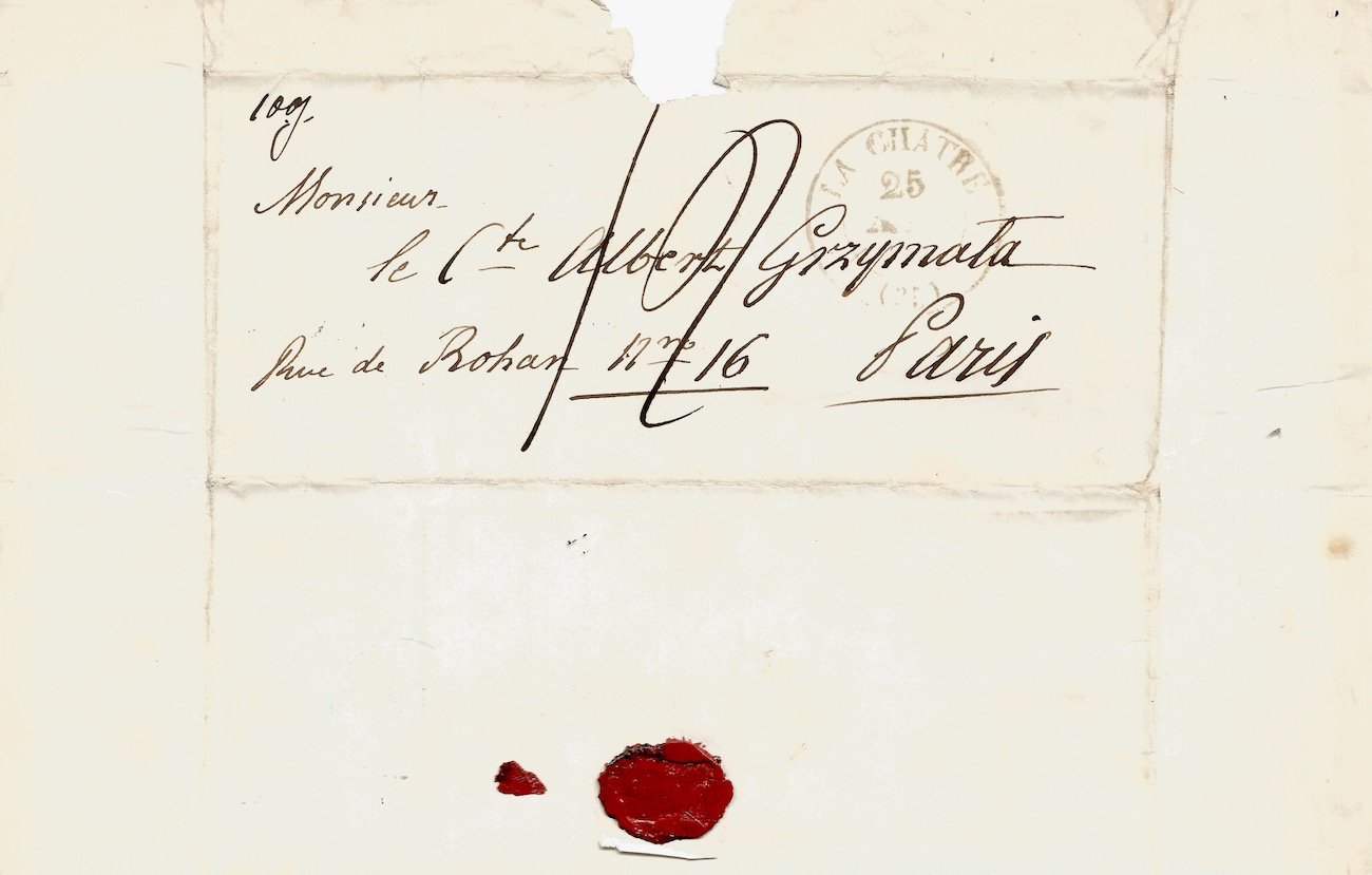 lettre de george sand à chopin