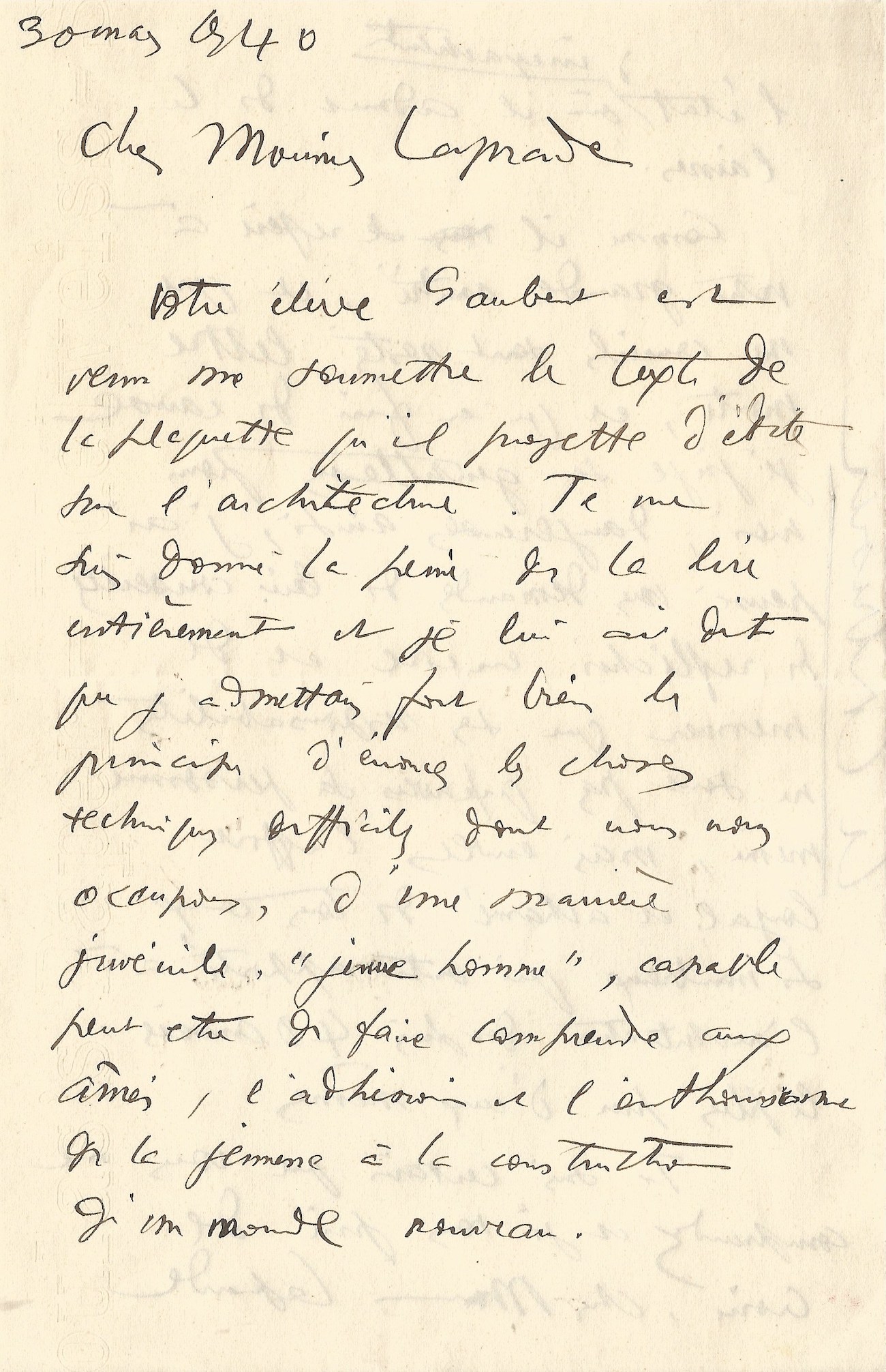 Manuscrit Autographe Signé De François Guillot De Rode - Critique Littéraire - Pièce Rare