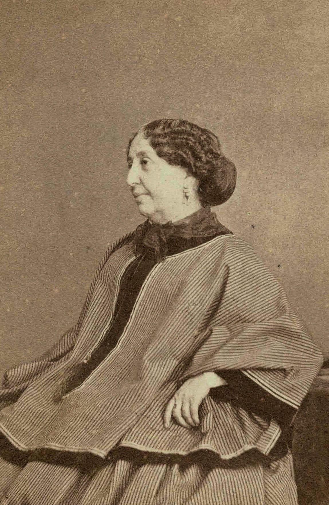 George SAND Photographie Au Format Carte De Visite Par NADAR 