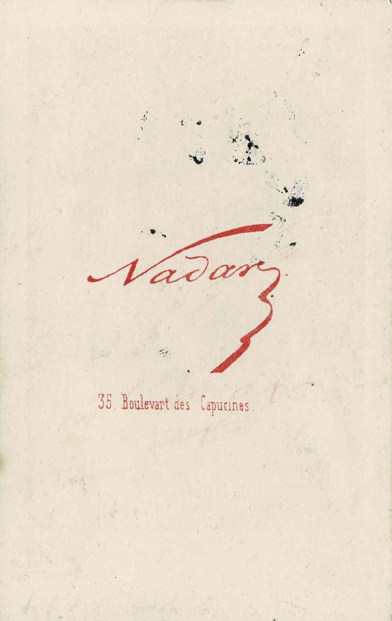 Eugène DELACROIX photographié par Félix NADAR.