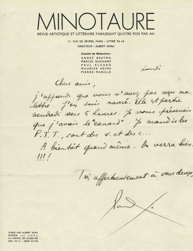 Paul ÉLUARD maudit, avec humour, la Poste française.