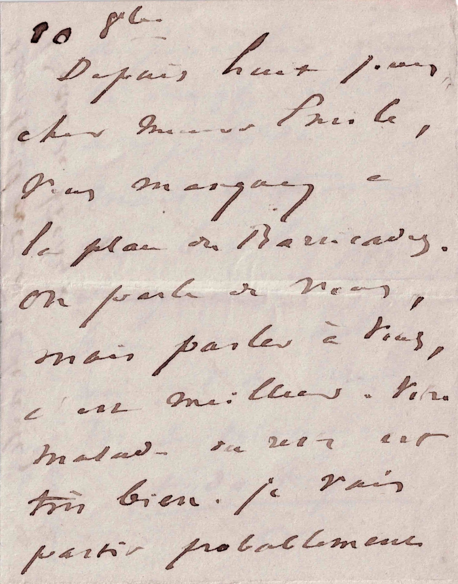 Victor HUGO retourne à Guernesey : « le travail me bat le rappel. »
