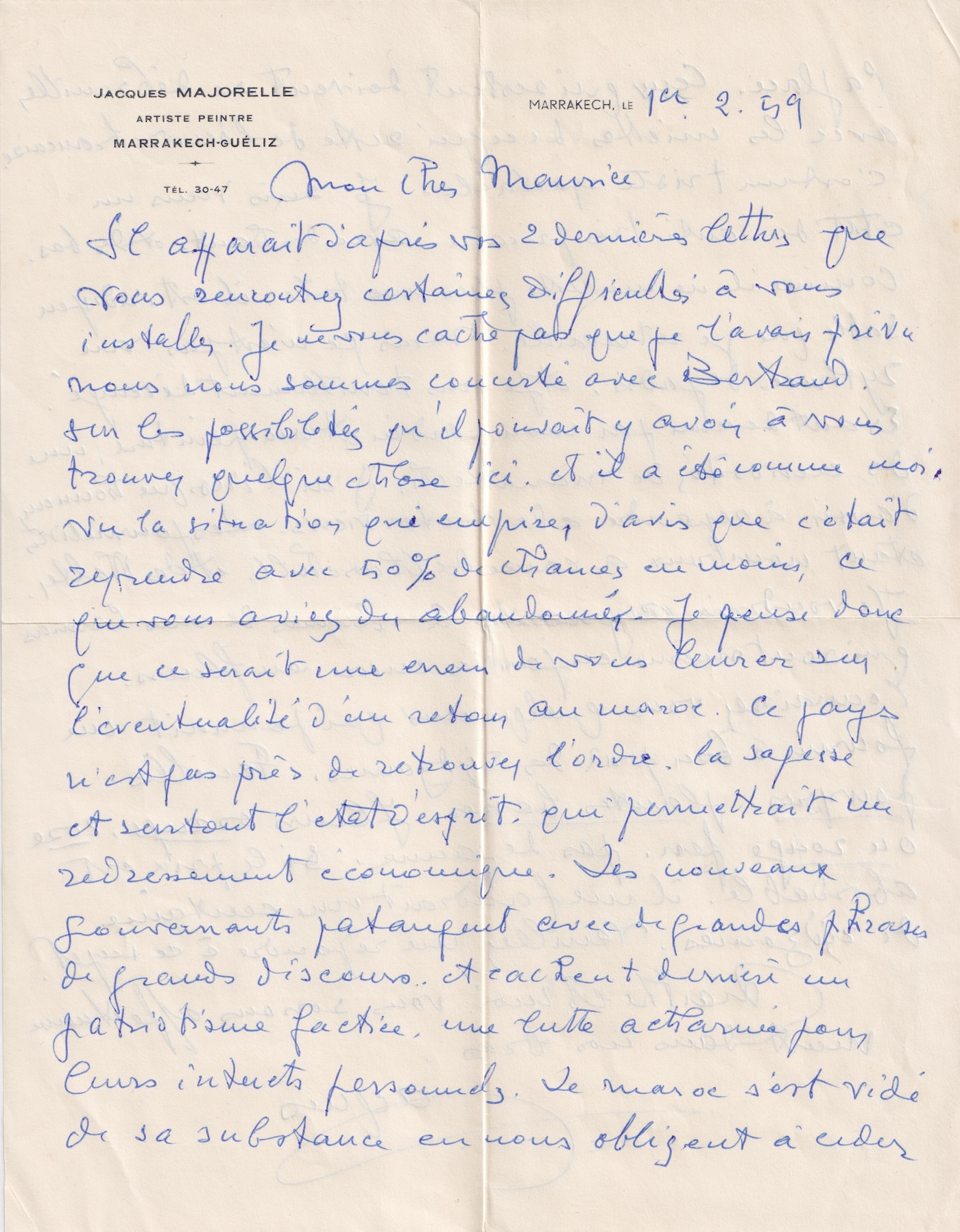 Jacques MAJORELLE - Le Maroc, sa peinture et son merveilleux jardin.
