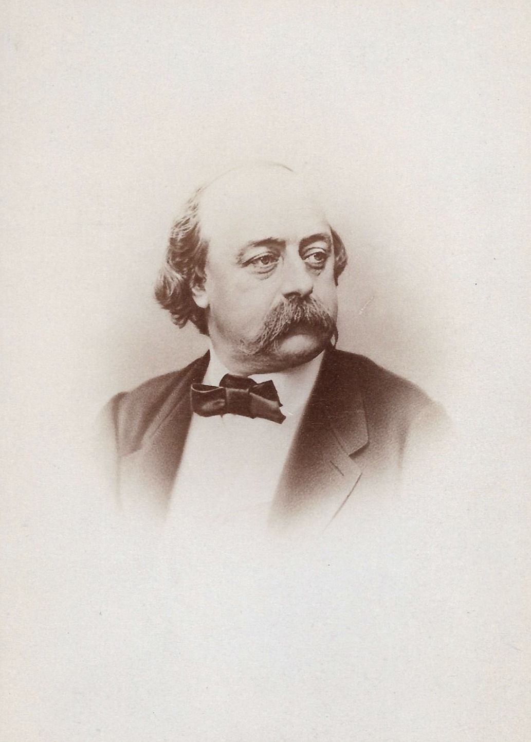 Rare photographic portrait of Gustave Flaubert by Nadar.