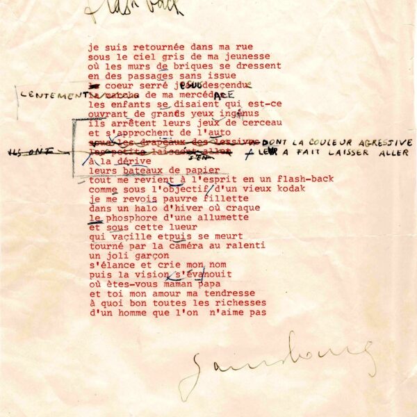 Serge GAINSBOURG - Sa chanson pour Petula Clark. "Flash-back".