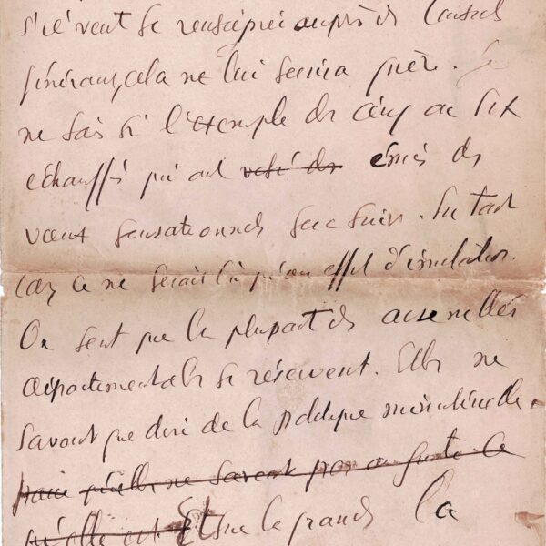 Jean JAURÈS oeuvre à la défense du capitaine Dreyfus. Manuscrit inédit.