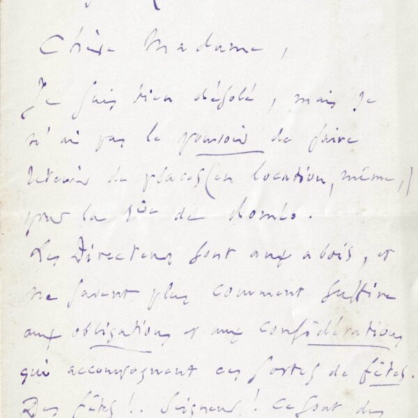 Charles Gounod und die Aufführung von Romeo und Julia in der Oper. 1888.