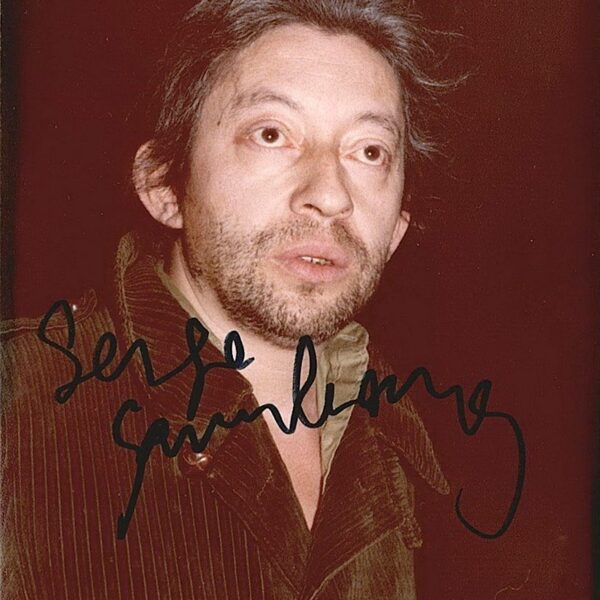 Serge Gainsbourg - Fotografia originale firmata - Parigi. 1979.