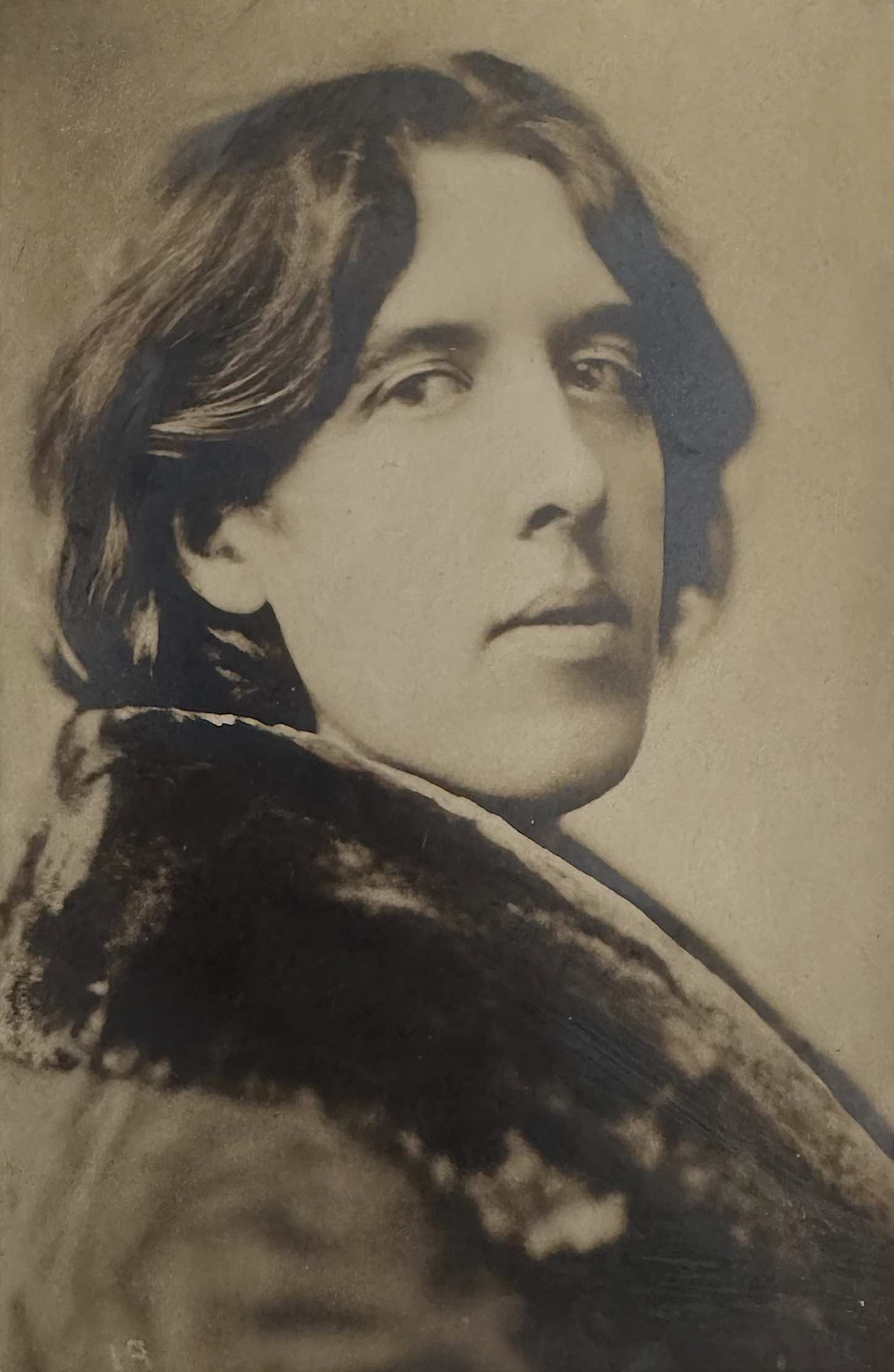 Oscar Wilde posiert für Napoleon Sarony. New York. 1882.