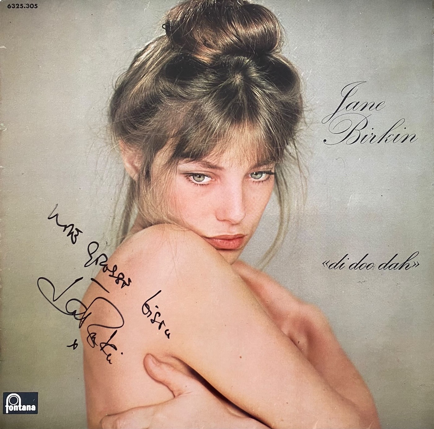 Jane BIRKIN - Album 33 tours signé – "Di doo dah". 1979
