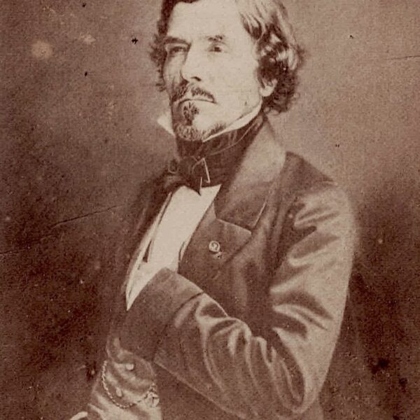 El único retrato fotográfico conocido de Eugène DELACROIX realizado por NADAR.