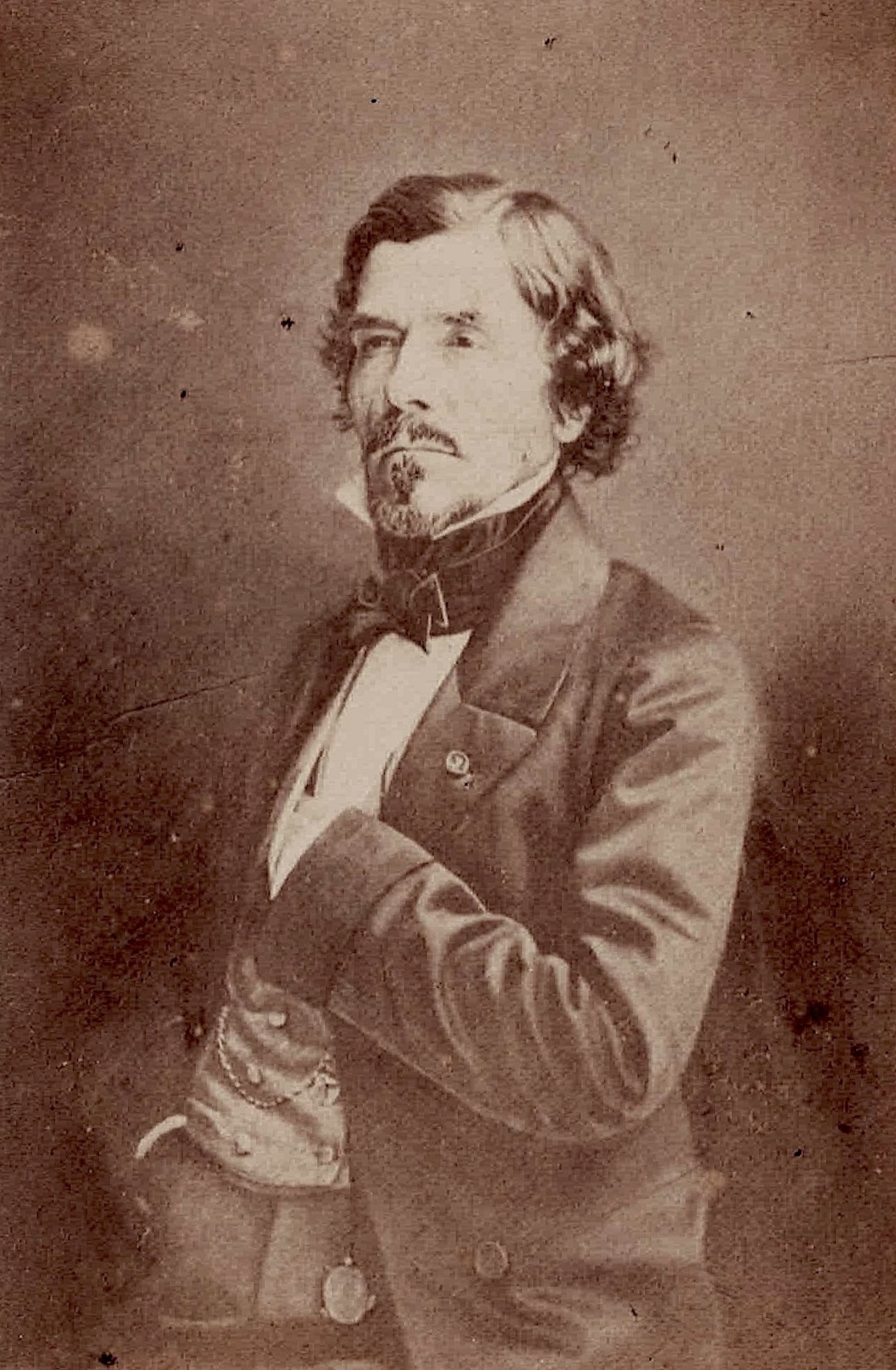 El único retrato fotográfico conocido de Eugène DELACROIX realizado por NADAR.