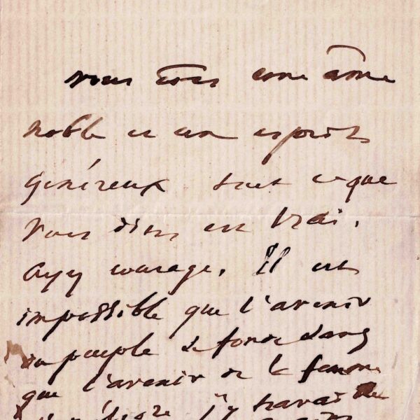 Victor HUGO défend la cause féminine et la fraternité des peuples.