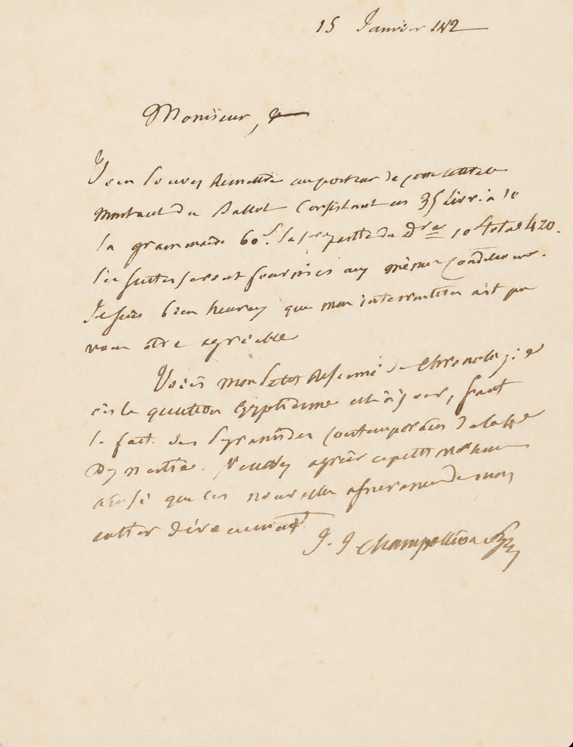 Jean-Jacques CHAMPOLLION-FIGEAC veröffentlicht die „Ägyptische Grammatik“.