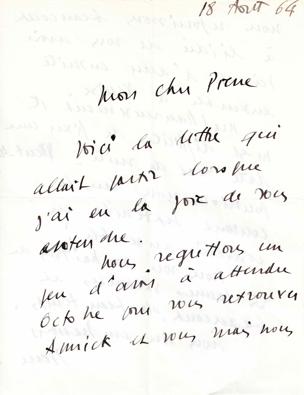Pierre SOULAGES prévoit la visite de la Biennale de Venise avec Pierre Bérès.