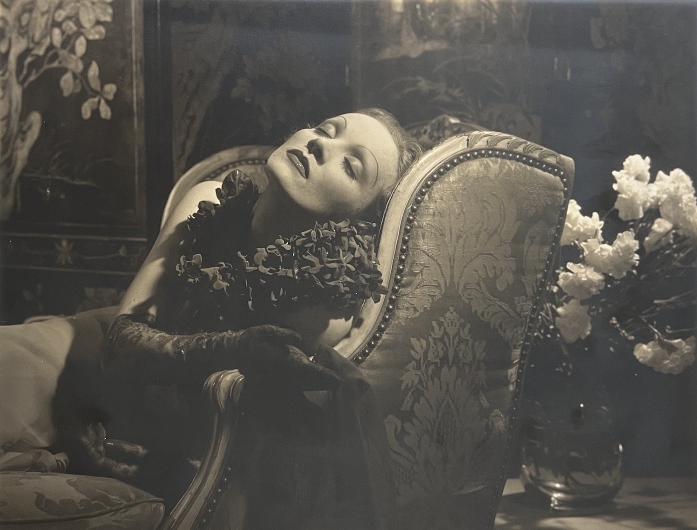 Marlène DIETRICH sous l'objectif d'Edward Steichen. 1934.